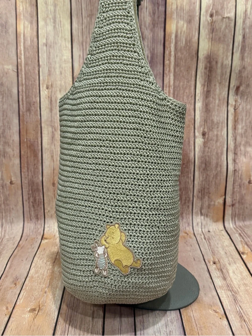 Winnie the Pooh & Piglet Tan Knit Hobo Bag - Disney Store